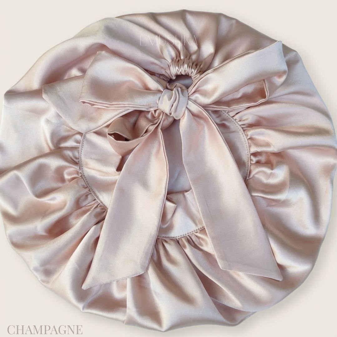 Emushka satin bonnet