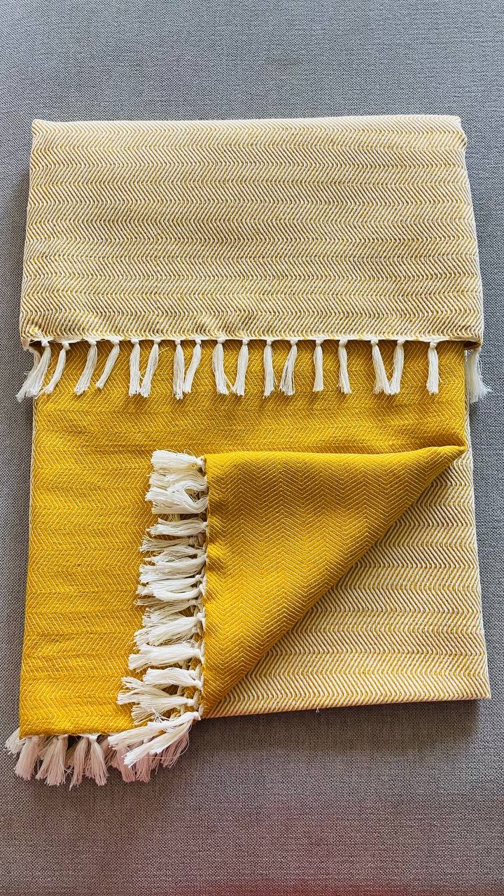 Melkam handwoven throw blanket