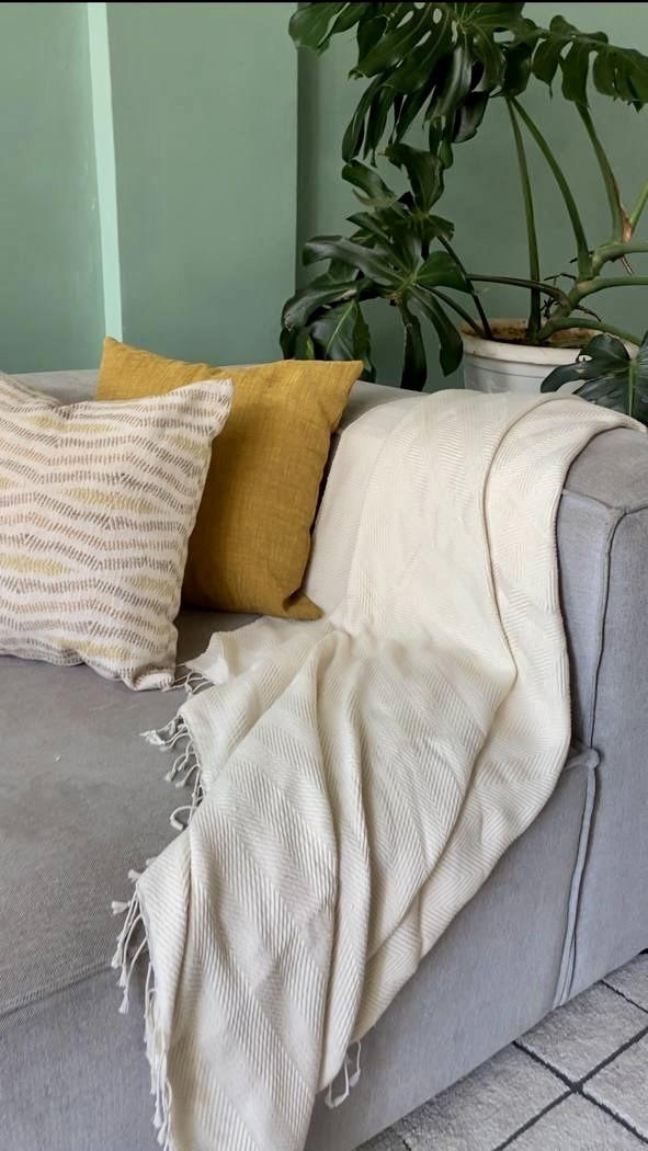 Melkam handwoven throw blanket