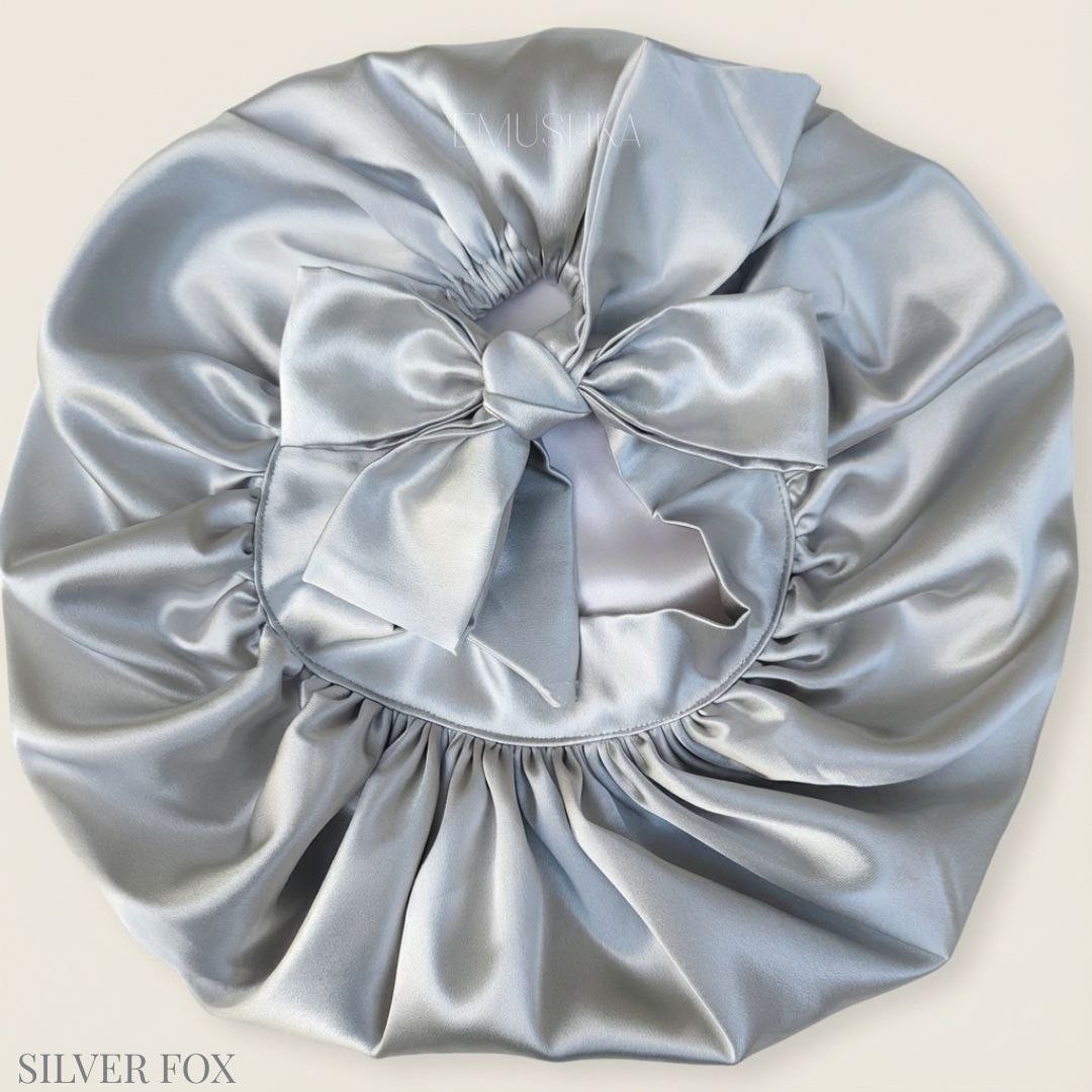 Emushka satin bonnet