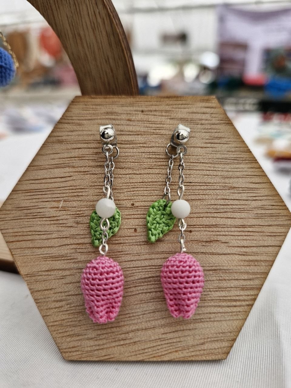 Crochet earring