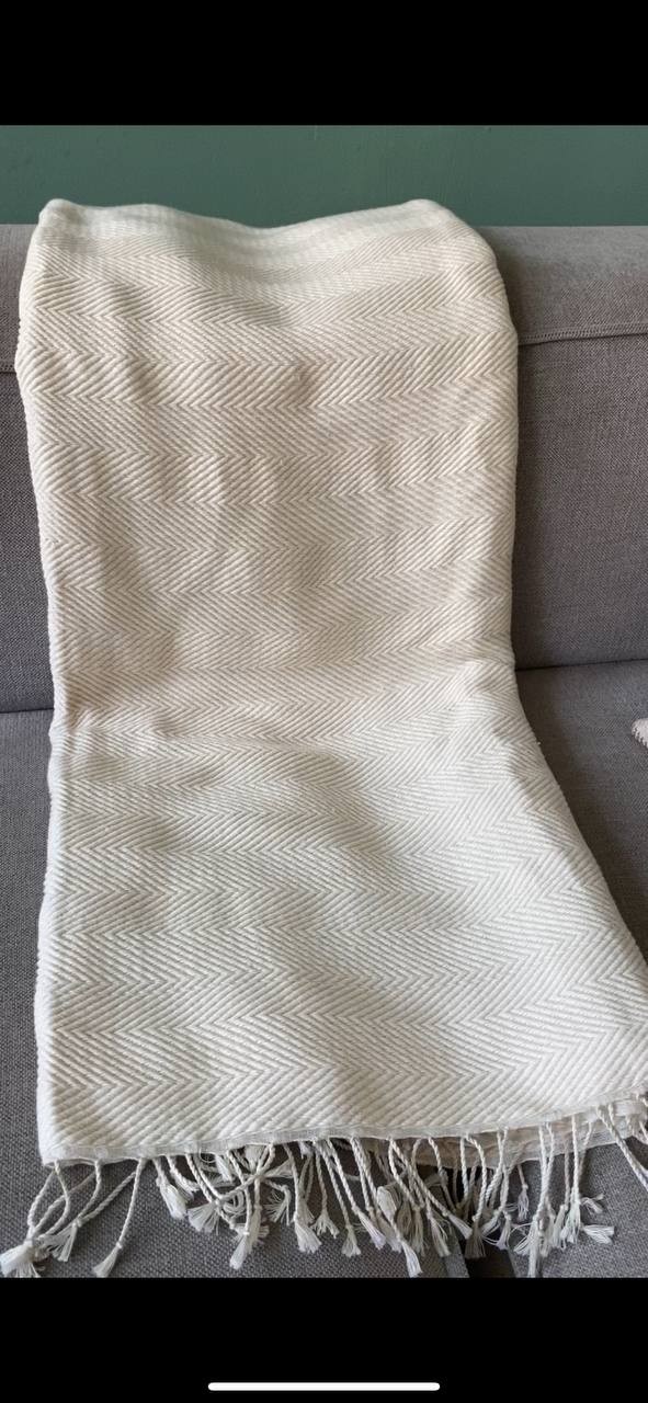 Melkam handwoven throw blanket
