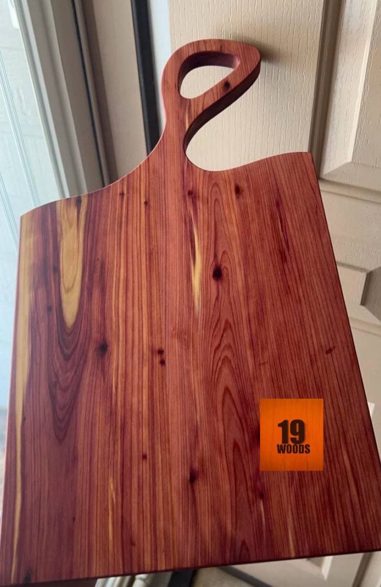Kosso (African red wood) tree cutting board