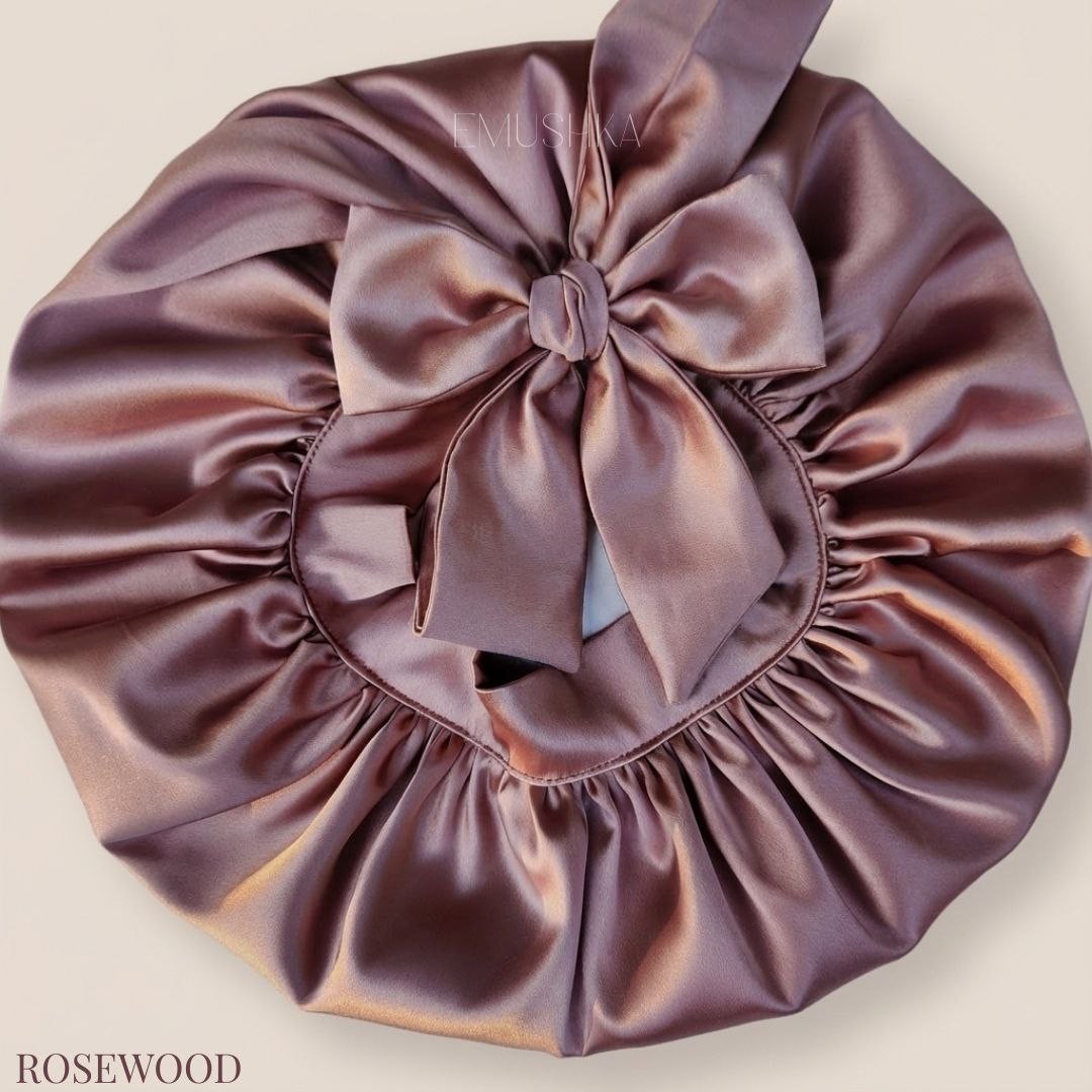Emushka satin bonnet