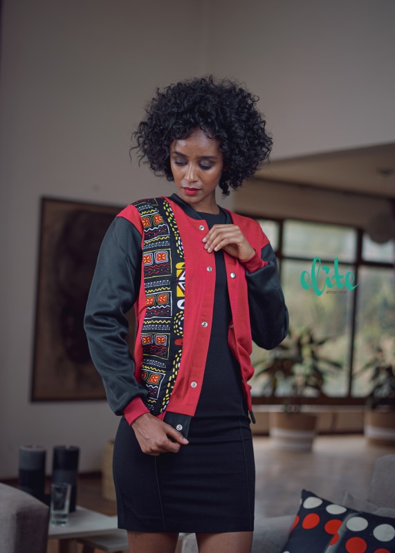 Ankara on sale varsity jacket