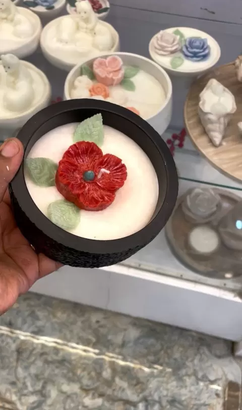 Rose Bloom Candle