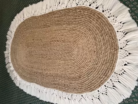 Macrame Coffee mat or Rug
