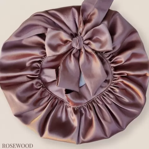 Emushka satin bonnet